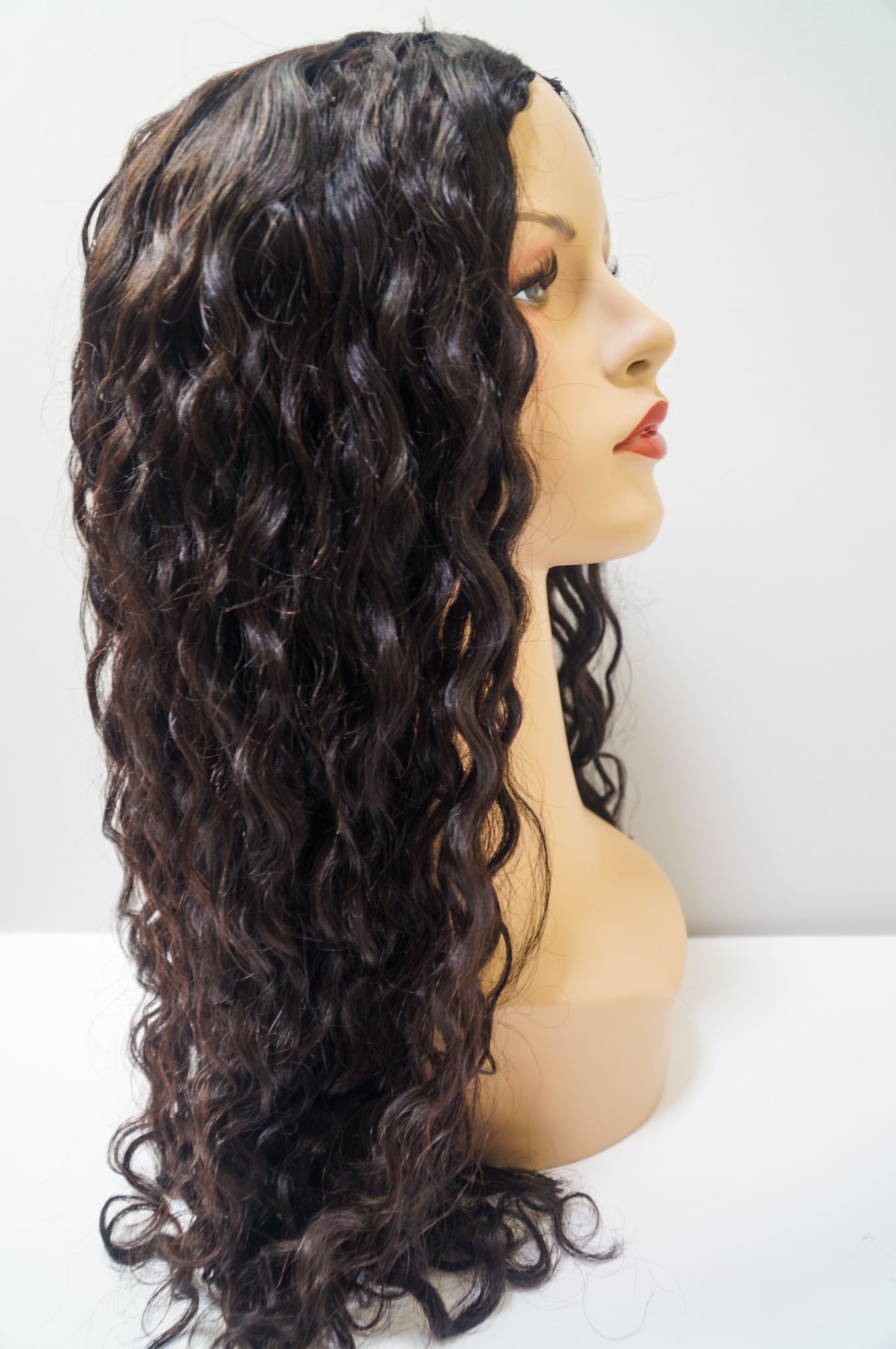 Curly U-Part Remy Wig