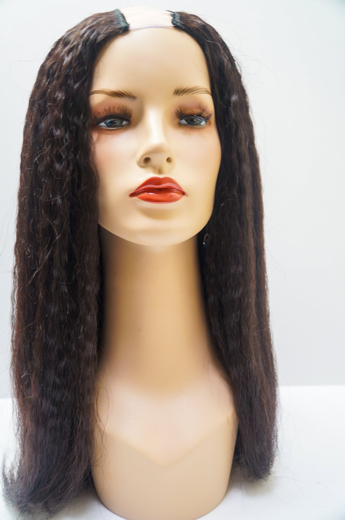 Relaxed Straight U-Part Remy Wig