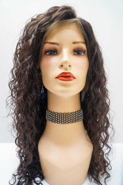 Virgin Cuticle Spanish Curly Lace Front Wig