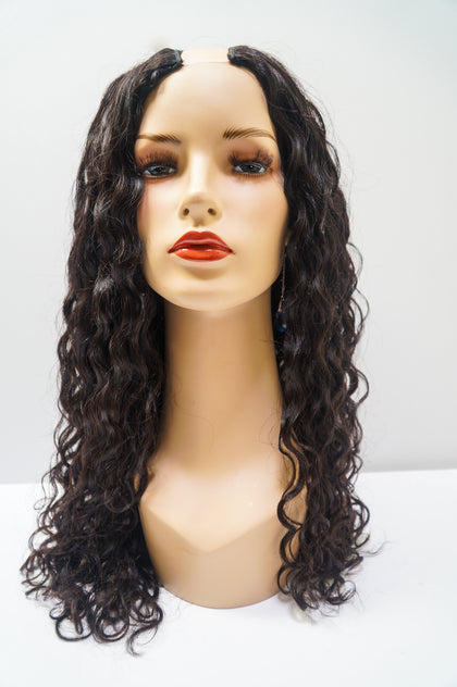 Curly U-Part Remy Wig